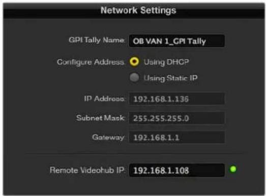 Blackmagic Design Videohub Smart Control Pro - 在网络中添加GPI and Tally Interface - 4
