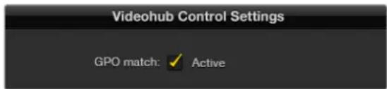 Blackmagic Design Videohub Smart Control Pro - Coincidencia de salidas - 1