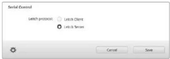 Blackmagic Design Videohub Smart Control Pro - Serial Control Settings - 2
