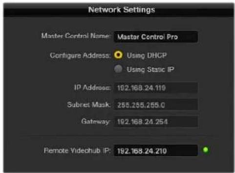 Blackmagic Design Videohub Smart Control Pro - 网络设置 - 3