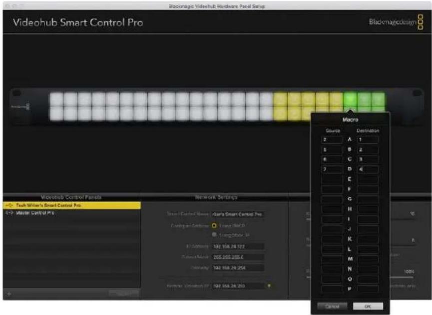 Blackmagic Design Videohub Smart Control Pro - Anzahl von Makros - 1
