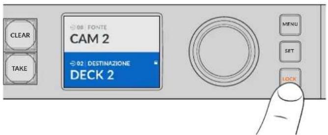 Blackmagic Design Videohub Smart Control Pro - Bloccare e sbloccare i percorsi di routing - 1