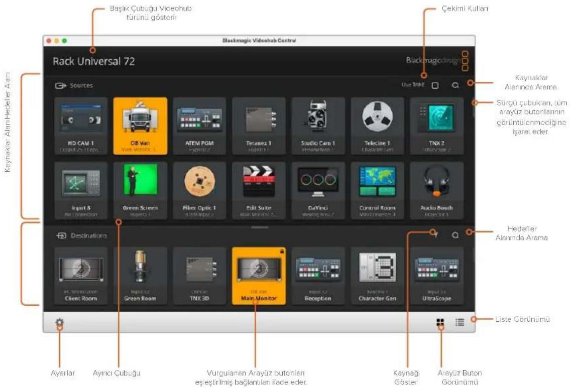Blackmagic Design Videohub Smart Control Pro - Yönlendirmeleri Değiştirme - 2