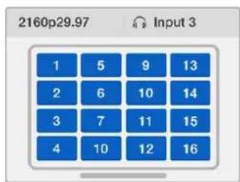 Blackmagic Design Videohub Smart Control Pro - Multiview layout - 1