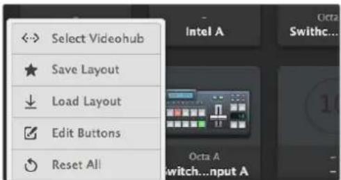 Blackmagic Design Videohub Smart Control Pro - Videohubの選択 - 1