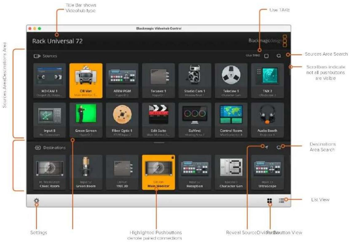 Blackmagic Design Videohub Smart Control Pro - Switching Routes - 2