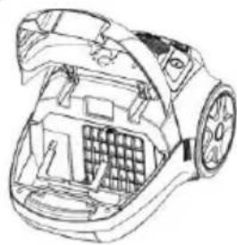 Haeger Super Silent VC-75B.039A - Replacing dust bag - 2
