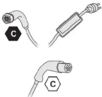 CITROEN C5 X (2024) - Étiquettes d'identification sur les prises / connecteurs de charge - 1