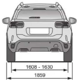 CITROEN C5 Aircross (2024) - Dimensions (en mm) - 2