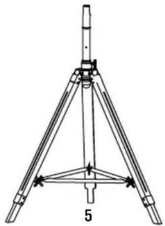 Create AIR TRIPOD CLASSIC - MONTAGGIO DEL TREPPIEDE - 4