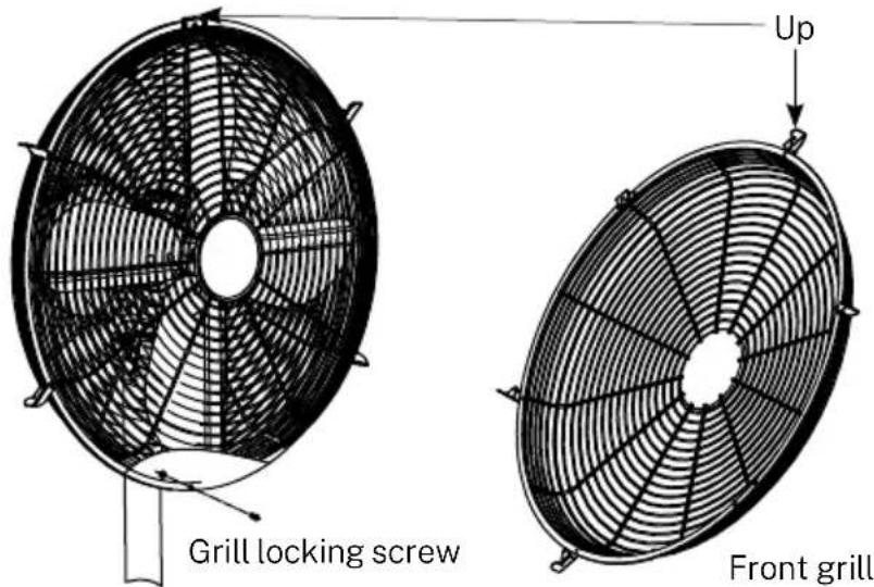 Create AIR TRIPOD RETRO - BLADE AND GRILL ASSEMBLY - 3