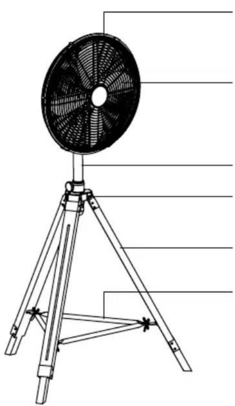 Create AIR TRIPOD RETRO - LISTA DE PARTES - 1