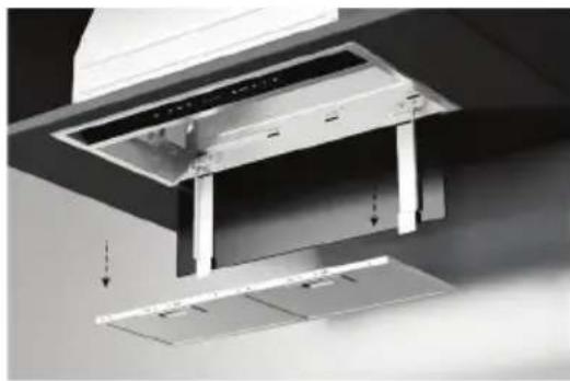 Fisher & Paykel HP30IDCHX4 - Retrait des filtres en aluminium - 1