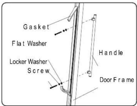 CLIMADIFF CBI40DB1 - Installing the handle - 1