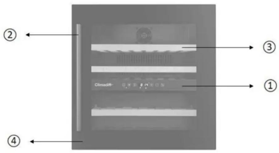CLIMADIFF CBI40DB1 - DESCRIPTION OF THE APPLIANCE - 1