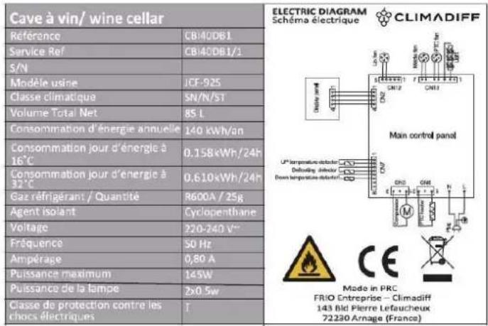 CLIMADIFF CBI40DB1 - Veiligheidsvoorschriften - 4