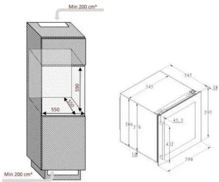 CLIMADIFF CBI40DB1 - Inbouwschema - 1