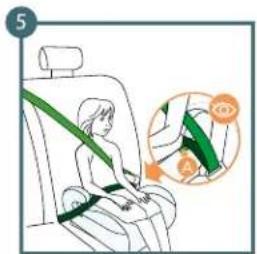 Kindercraft I-SPARK i-Size - Enfants d'uneaille comprise entre 100 et 150 cm utilisant les ceintures de sécurité à 3 points du vehicule. - 8