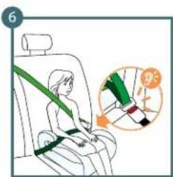 Kindercraft I-SPARK i-Size - Enfants d'uneaille comprise entre 100 et 150 cm utilisant les ceintures de sécurité à 3 points du vehicule. - 9