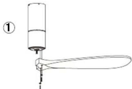 Create WIND TUBE - MONTAJE DE LAS ASPAS - 1