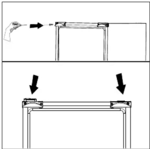 BEKO B5RCNE405LXBR - 4.2.Fixation des Cales en Plastique - 1