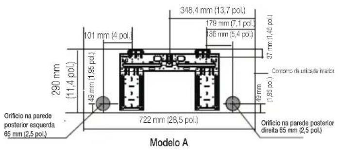 BEKO BEHPG 120 - Instalação da unidade interior - 1