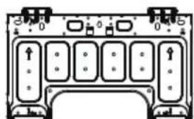 BEKO BEHPG 120 - Dimensioni della piastra di montaggio - 2
