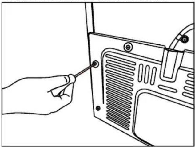 BEKO GN1416240ZXN - Installazione dei cunei in plastica - 1