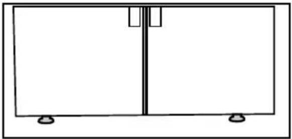 BEKO GN1416240ZXN - 3.3\* Regolazione dei piedini - 1