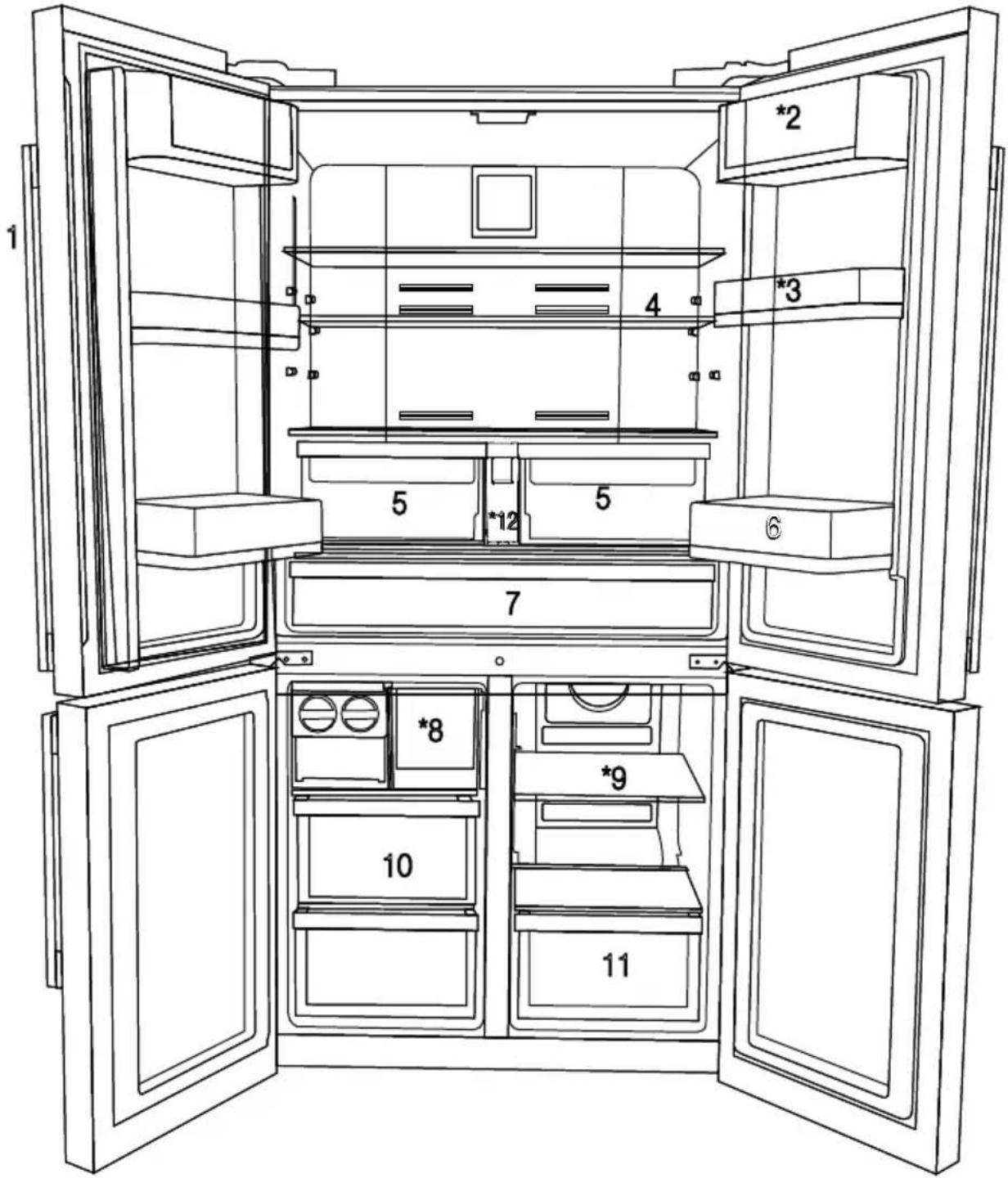 BEKO GN1416240ZXN - Kjøleskap - 1