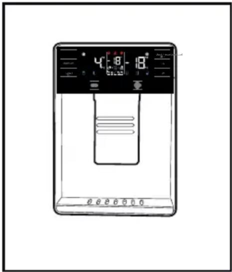 BEKO GN1416240ZXN - Использование внутреннего дозатора воды и дозатора воды у двери - 2