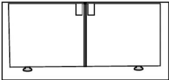 BEKO GN1416240ZXN - \*Justera fötterna - 1