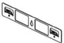 BEKO BHCA99642BH - Wandmontageteil - 1