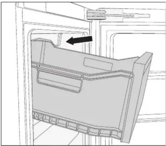 MIELE FNS 4382 D - Basculer le tiroir supérieur - 1