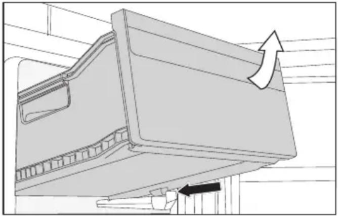 MIELE FNS 4382 D - Retirer les tiroirs - 1