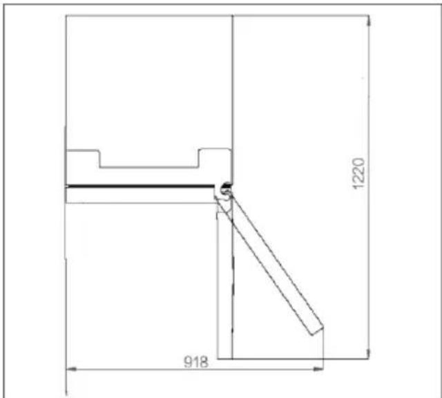 HAIER HDPW5620CNPD - Rekommenderat utrymme - 1