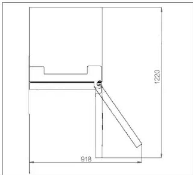 HAIER HDPW5620CNPD - Препоръки за свободно пространство - 1