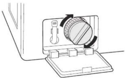 LG WM6998HVA - Limpieza del filtro de la bomba de desagüe - 11