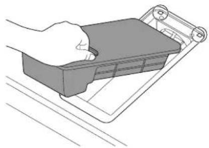 LG WM6998HVA - Limpieza del filtro interior - 1