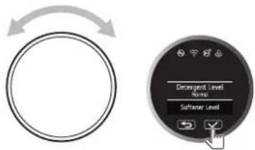LG WM6998HVA - Cómo utilizar la Función de Dispensación Manual - 2