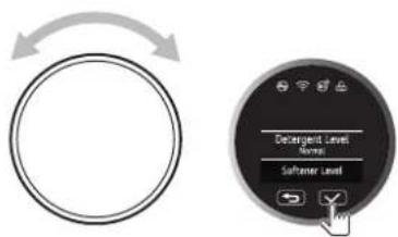 LG WM6998HVA - Utilisation de la fonctionnalité de distribution manuelle - 2
