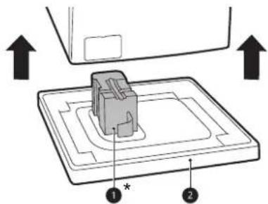 LG WM6998HVA - Retrait des matériaux d'expédition - 1