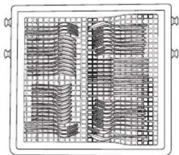 LG LDPN454HT - Réglages du chargement de 10 couverts - 1
