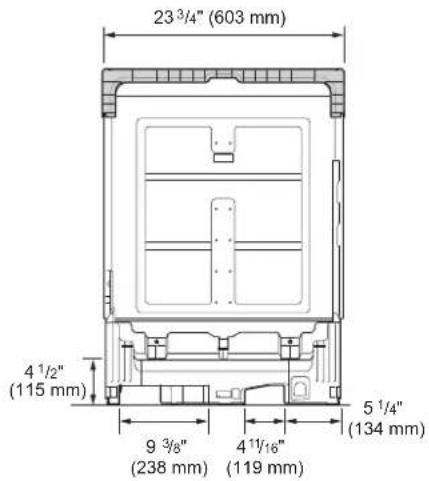 LG LDPH5554S - Product Dimensions - 1