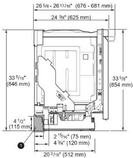 LG LDPH5554S - Vista lateral - 6