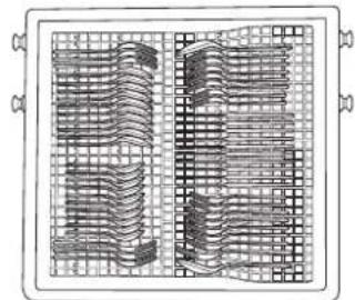 LG LDPH5554S - Loading Silverware into the Cutlery Rack - 1