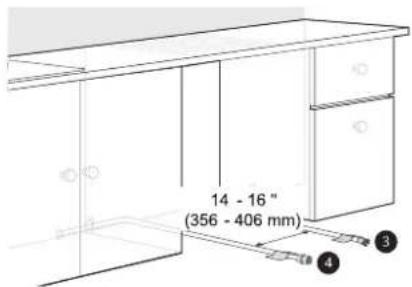 LG LDPH5554S - Routing Water Supply Line and Electrical Wiring - 4