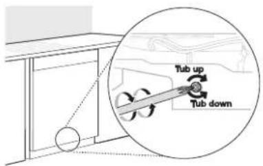 LG LDPH5554D - Adjusting Rear Leveling Foot - 1