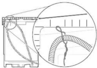 LG LDPH5554D - Releasing Drain Hose - 1