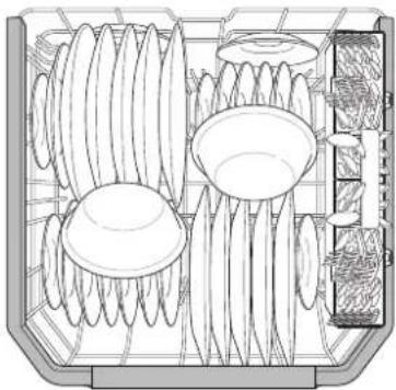 LG LDPH5554D - Loading the Lower Rack - 1